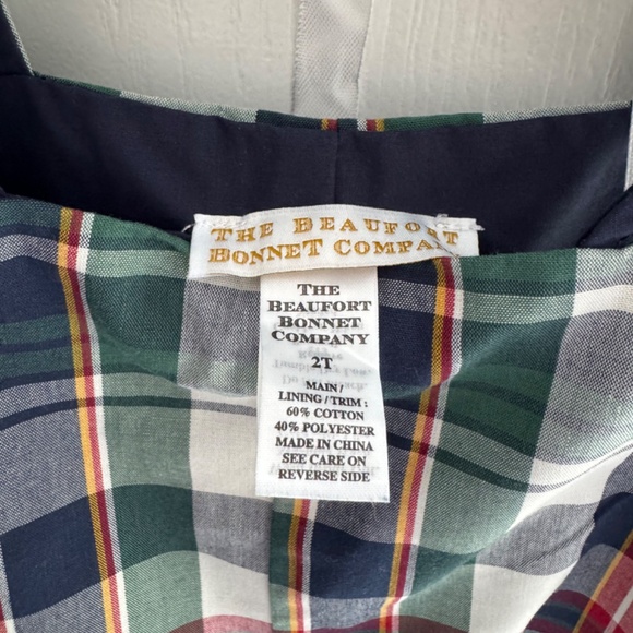 The Beaufort Bonnet Company Ivy League Longall Field Park Plaid Nantucket Navy - Picture 3 of 3